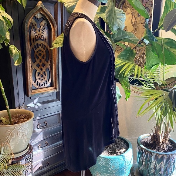 Anthropologie Shimmered Eve Tunic Tank Top - Picture 8 of 15